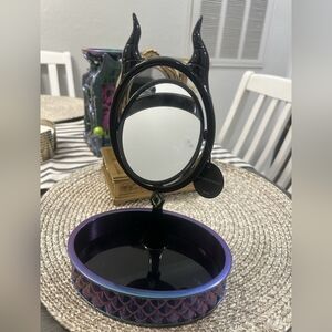 Disney Villains Bath And Body Works Maleficent Mirror/ Vanity Tray New